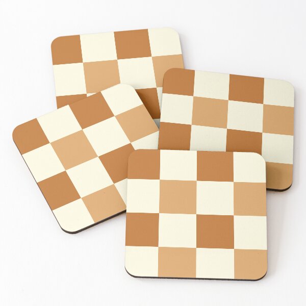 Item preview, Checkered //Retro Checkerboard // Warm Burnt Orange Terracotta // sunset Geometric //Plaid // Xlarge designed and sold by DColourMuse.