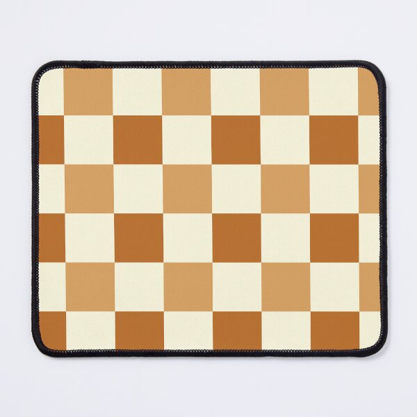 Item preview, Checkered //Retro Checkerboard // Warm Burnt Orange Terracotta // sunset Geometric //Plaid //large designed and sold by DColourMuse.