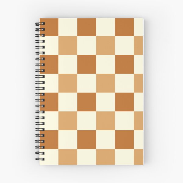 Item preview, Checkered //Retro Checkerboard // Warm Burnt Orange Terracotta // sunset Geometric //Plaid //large designed and sold by DColourMuse.