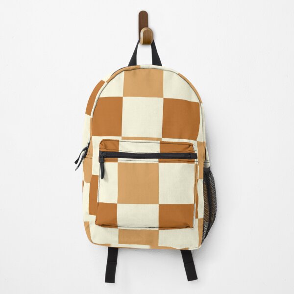 Item preview, Checkered //Retro Checkerboard // Warm Burnt Orange Terracotta // sunset Geometric //Plaid //large designed and sold by DColourMuse.