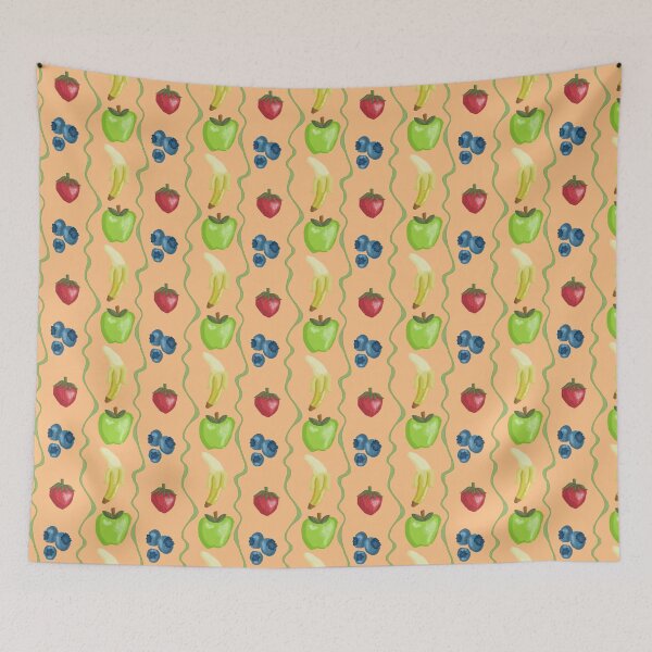 Item preview, fruity seamless pattern designed and sold by trinketgal.