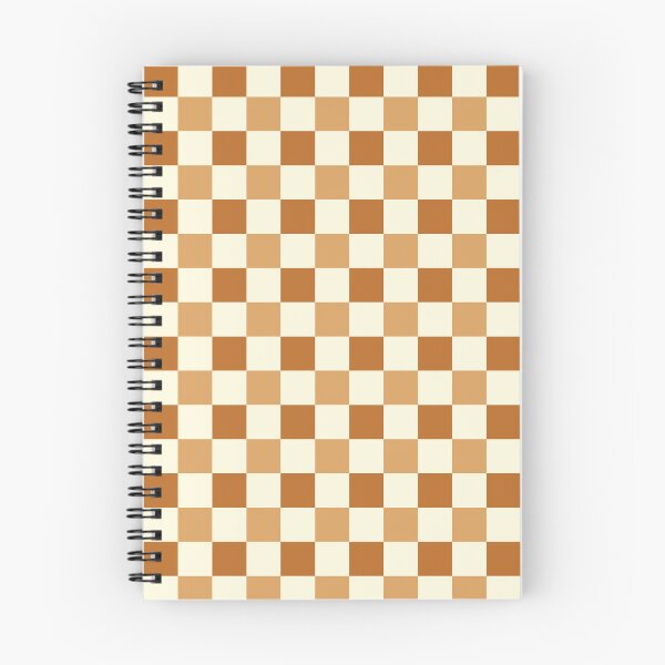 Item preview, Checkered //Retro Checkerboard // Warm Burnt Orange Terracotta // sunset Geometric //Plaid // medium designed and sold by DColourMuse.