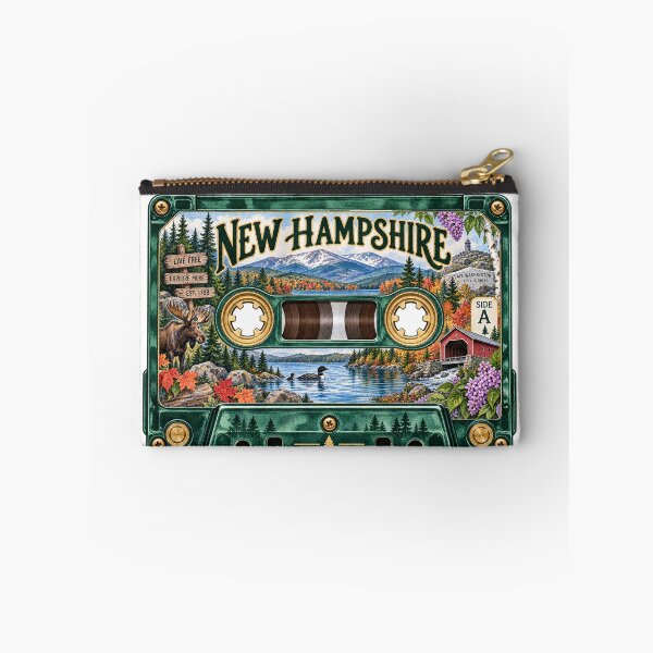 Item preview, New Hampshire Retro Cassette Tape designed and sold by Whimspired By Paxx.