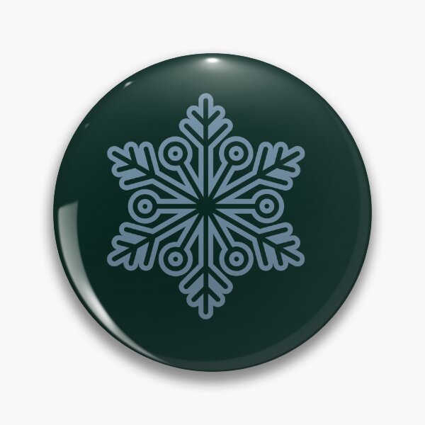 Item preview, Winter Snowflake Dark Green Seamless Pattern Art designed and sold by ​Jyoti Digital Artist.
