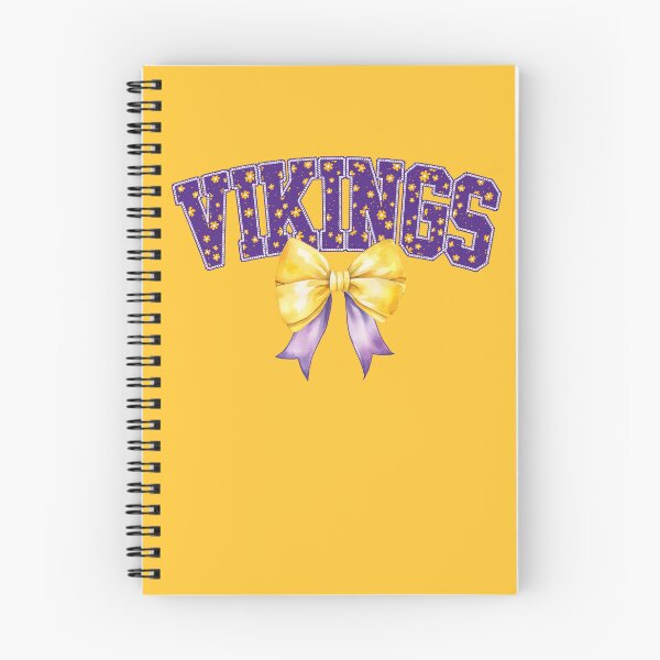 Item preview, Vikings Floral Coquette Bow Football Fan Spirit designed and sold by RockTheFeal.