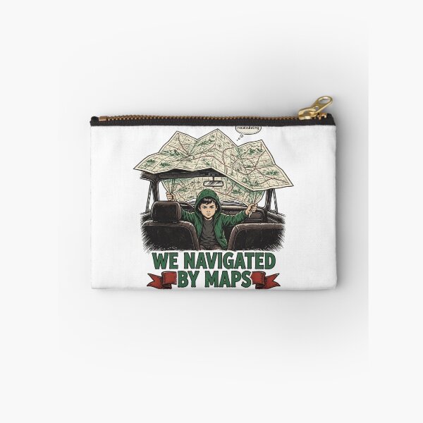 Item preview, We Navigated By Maps Funny Road Trip Shirt designed and sold by Hearth & Hue.