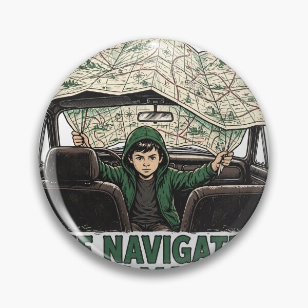 Item preview, We Navigated By Maps Funny Road Trip Shirt designed and sold by Hearth & Hue.