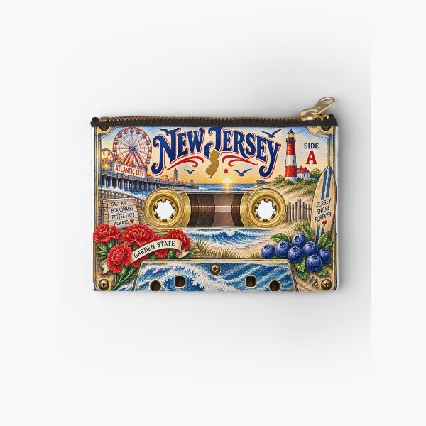 Item preview, New Jersey Retro Cassette Tape designed and sold by Whimspired By Paxx.