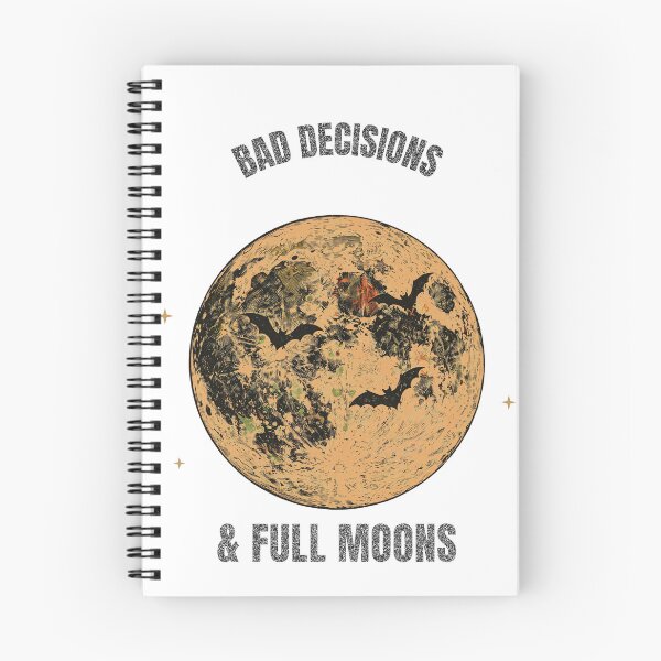 Item preview, Bad Decisions and Full Moons Vintage T-Shirt designed and sold by FitEnvy.