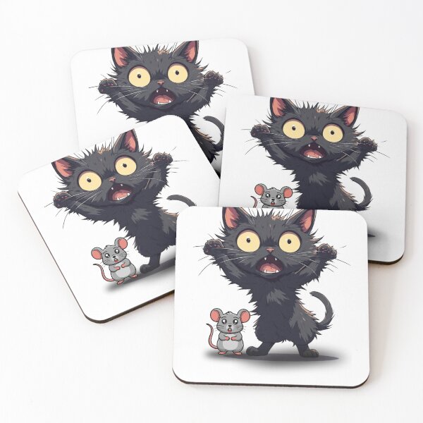 Item preview, Scaredy Cat and Tiny Mouse designed and sold by BeeStylishTees.