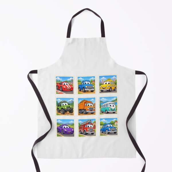 Item preview, Cute Cartoon Cars and Trucks designed and sold by naragonkanok.