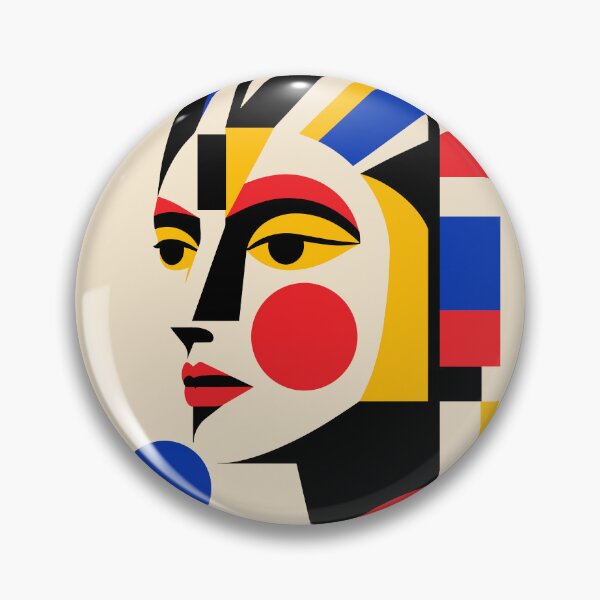 Item preview, Radiant Profile — Bauhaus Geometric Woman Portrait designed and sold by RamyGallery.