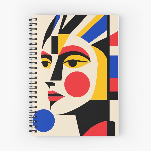 Item preview, Radiant Profile — Bauhaus Geometric Woman Portrait designed and sold by RamyGallery.