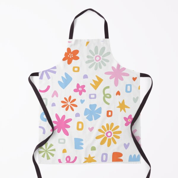 Item preview, Retro Groovy Abstract Floral Pattern Whimsical Funky Shapes designed and sold by SkeletonsDanger.