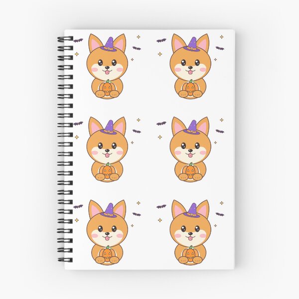 Item preview, Cute Corgi Witch Halloween Pumpkin – Kawaii Dog Art designed and sold by DoodleWoofs.