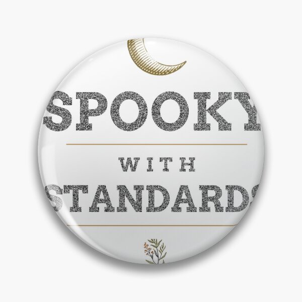 Item preview, Spooky With Standards Minimalist T-Shirt designed and sold by FitEnvy.