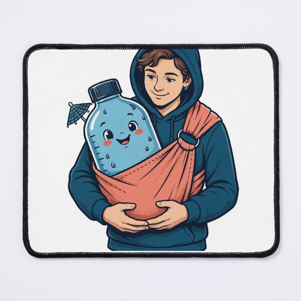 Item preview, Hydrated And Thriving Funny Water Bottle Shirt designed and sold by Hearth & Hue.