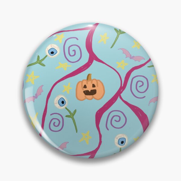 Item preview, spooky girl halloween pattern designed and sold by trinketgal.