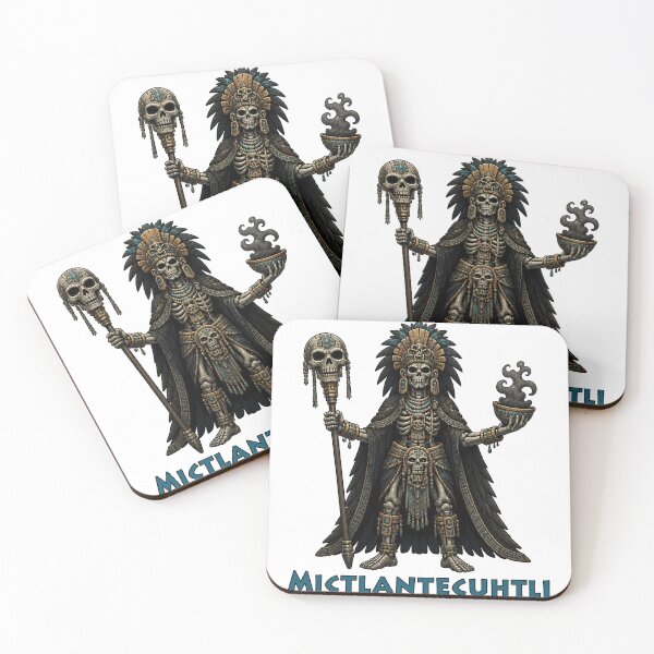 Item preview, Mictlantecuhtli, the Mexica (Aztec) God of the Underworld designed and sold by ArteTeoma.