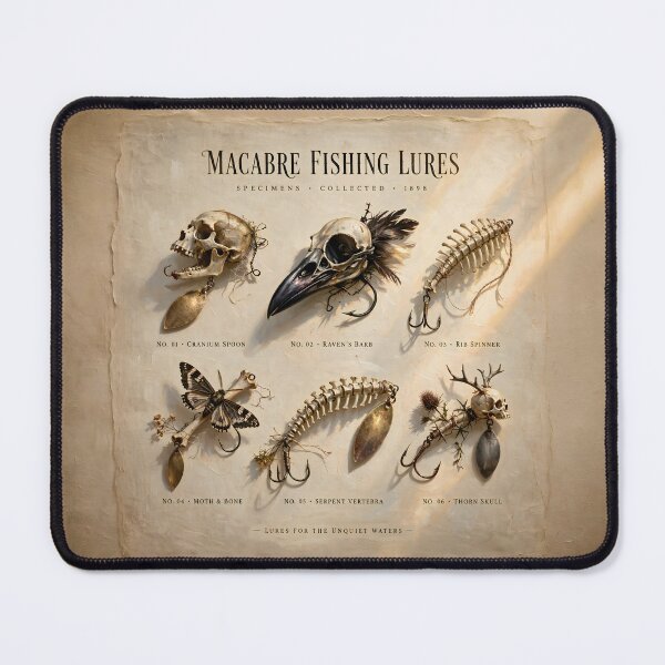 Item preview, 6 Macabre Fishing Lures designed and sold by PictureNZ.