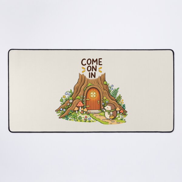 Item preview, Come On In | Cozy Whimsical Treehouse Cottage Illustration designed and sold by MrDev.