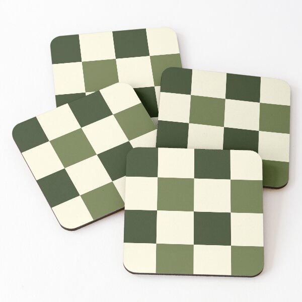 Item preview, Checkered //Retro Checkerboard // Moss Forest Green // Geometric //Plaid // Xlarge designed and sold by DColourMuse.