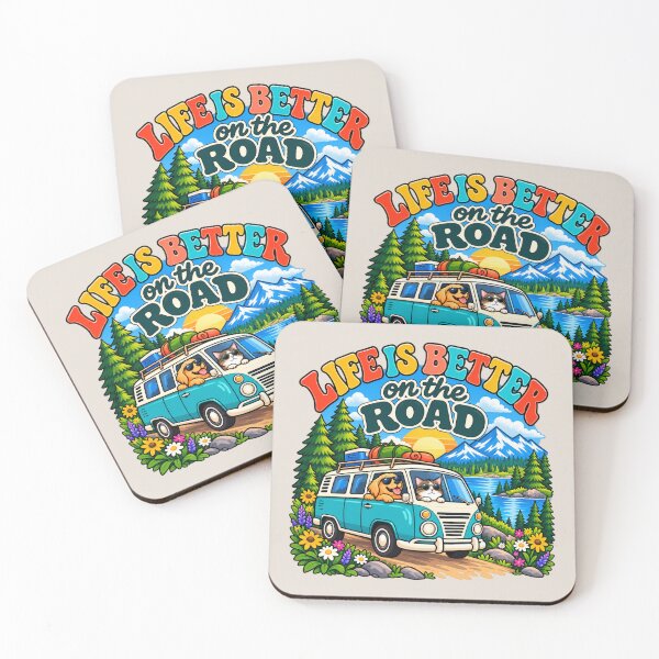 Item preview, Life Is Better on the Road - Camping Adventure designed and sold by Myra365Art.