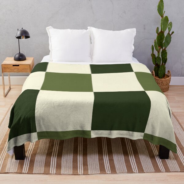 Item preview, Checkered //Retro Checkerboard // Moss Forest Green // Geometric //Plaid // Xlarge designed and sold by DColourMuse.