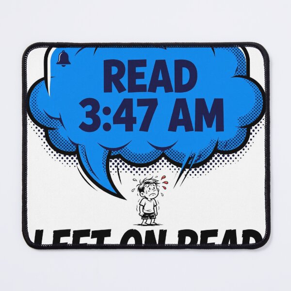 Item preview, Left On Read Funny Texting Shirt designed and sold by Hearth & Hue.