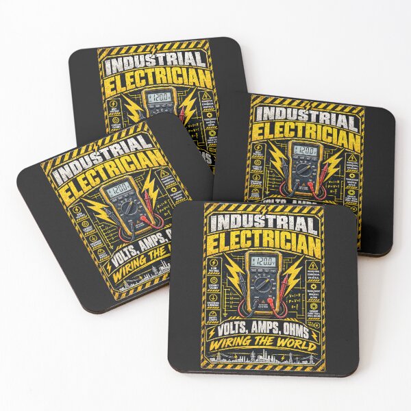 Item preview, Industrial Electrician Volts Amps Wiring World Shirt designed and sold by StudioBilly3000.