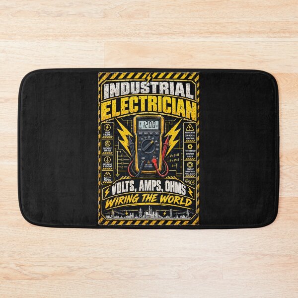 Item preview, Industrial Electrician Volts Amps Wiring World Shirt designed and sold by StudioBilly3000.