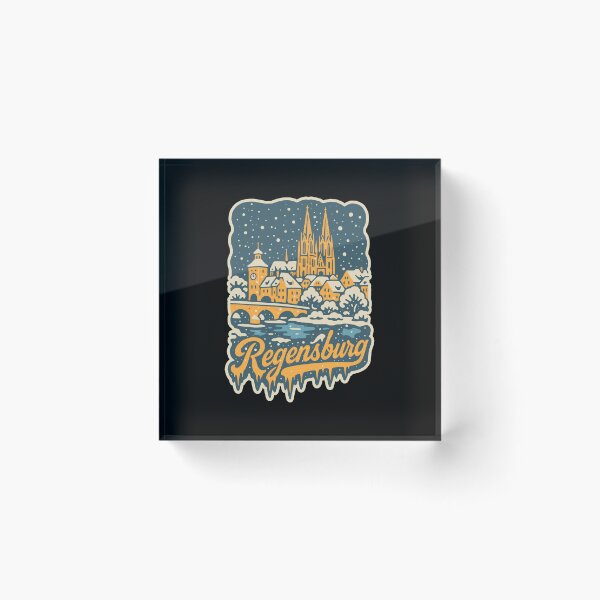 Item preview, Regensburg Germany Winter Old Town designed and sold by Boogosh.