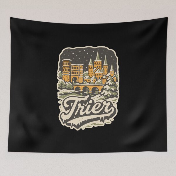 Item preview, Trier Germany Winter Old Town designed and sold by Boogosh.