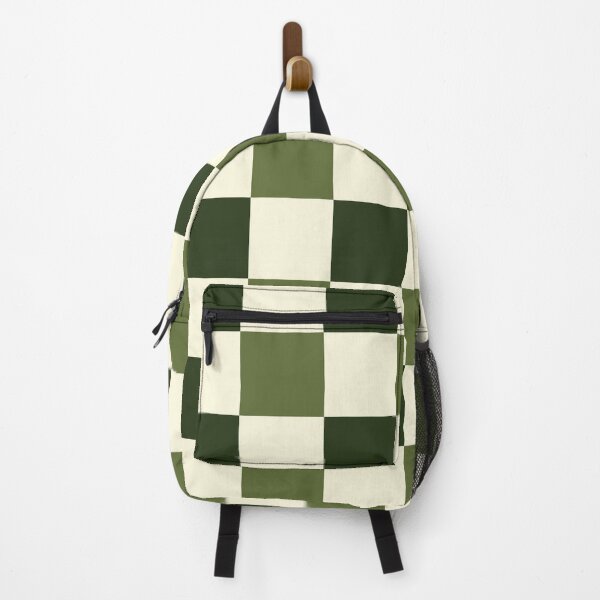 Item preview, Checkered //Retro Checkerboard // Moss Forest Green // Geometric //Plaid // large designed and sold by DColourMuse.