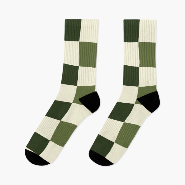 Item preview, Checkered //Retro Checkerboard // Moss Forest Green // Geometric //Plaid // large designed and sold by DColourMuse.