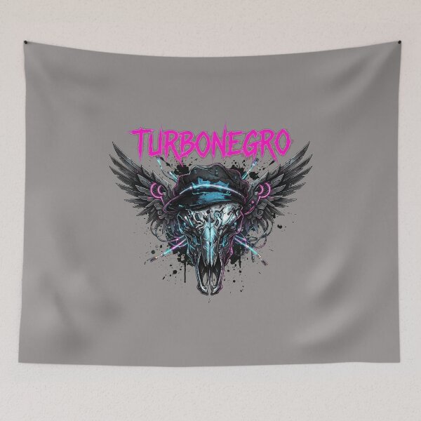 Item preview, Distressed Bull With TURBONEGRO Text Art-9 designed and sold by StefanLenza.