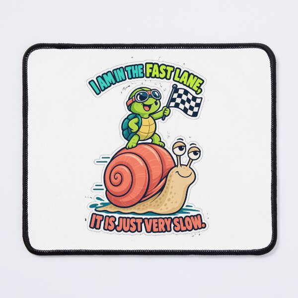 Item preview, I Am In The Fast Lane It Is Just Very Slow – Funny Turtle & Snail – Relatable Slow Living Humor Tee designed and sold by bobscraze.