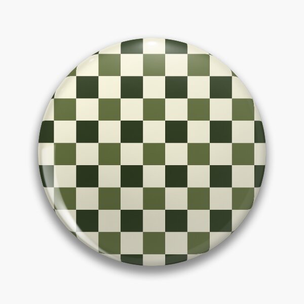 Item preview, Checkered //Retro Checkerboard // Moss Forest Green // Geometric //Plaid // medium  designed and sold by DColourMuse.