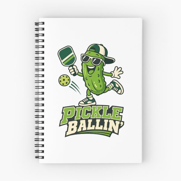 Artikelvorschau, Pickle Ballin Pickleball Character with Sunglasses entworfen und verkauft von skyartdesign.