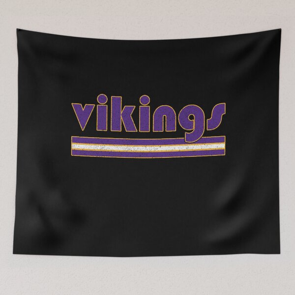 Item preview, Vintage Vikings Three Stripes Distressed Minnesota Football designed and sold by RockTheFeal.