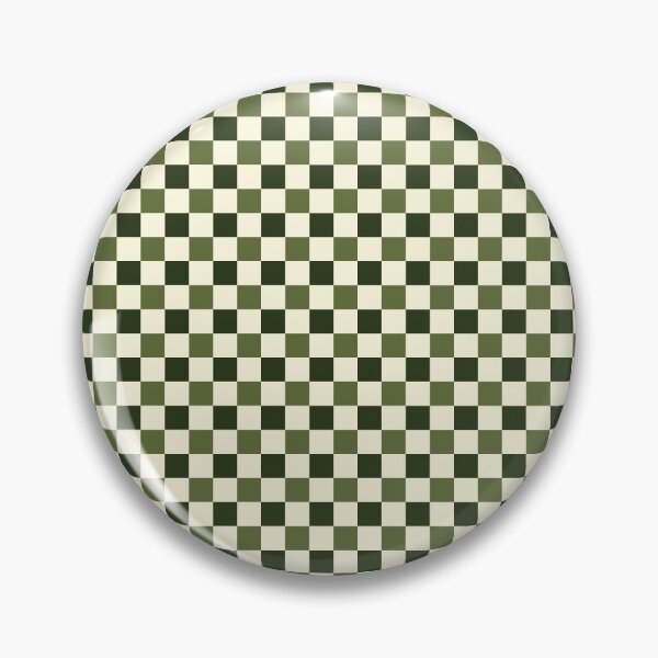 Item preview, Checkered //Retro Checkerboard // Moss Forest Green // Geometric //Plaid // small designed and sold by DColourMuse.