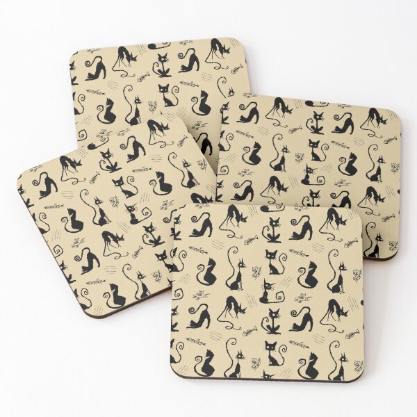 Item preview, Edward Cats Seamless Digital Paper designed and sold by Moss & Mystics.
