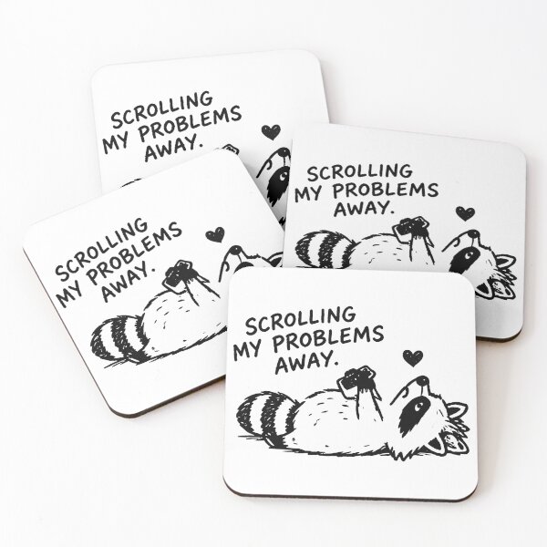 Item preview, Unbothered Raccoon funny meme designed and sold by ViolettaGlass.