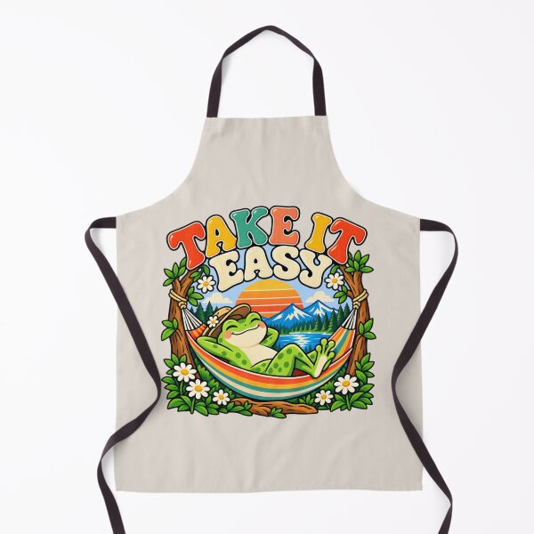 Item preview, Take It Easy - Frog Hammock Vibes designed and sold by Myra365Art.