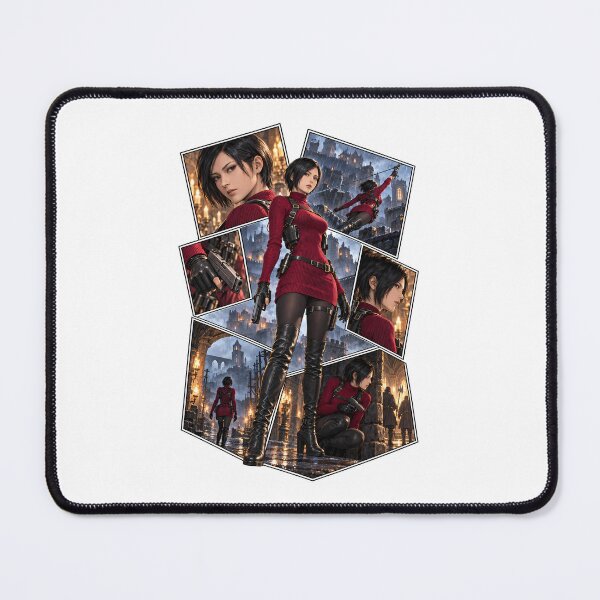 Item preview, Ada Wong Crimson Castle Character Collage designed and sold by PrestonChild.