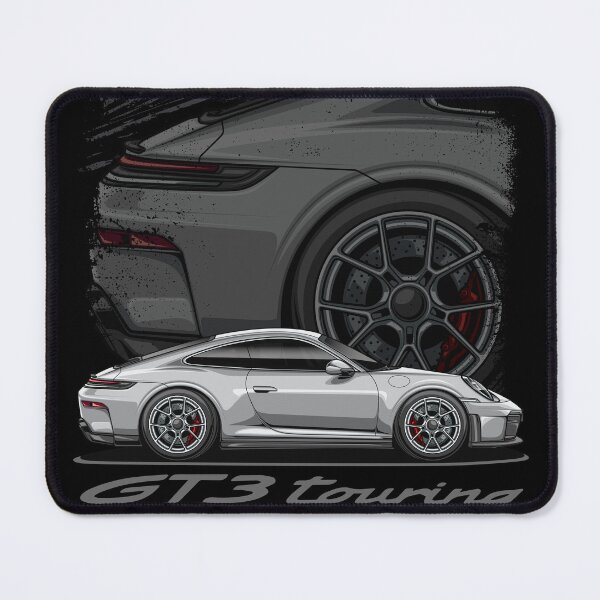 Artikelvorschau, 911 GT3 mit Touring-Paket 2026 (GT Silber Metallic) entworfen und verkauft von JioojiProject.