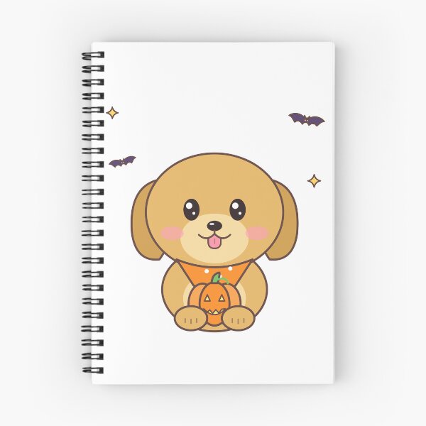 Item preview, Golden Retriever Halloween Pumpkin Bandana – Cute Dog Art designed and sold by DoodleWoofs.