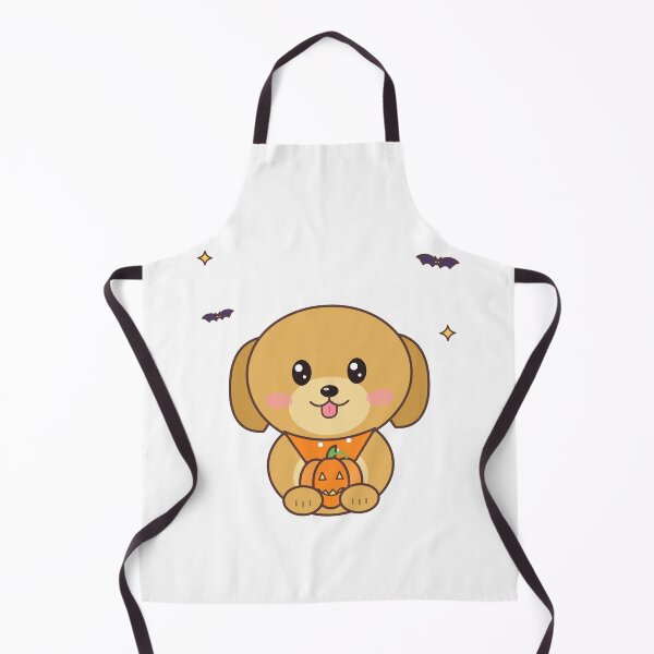 Item preview, Golden Retriever Halloween Pumpkin Bandana – Cute Dog Art designed and sold by DoodleWoofs.