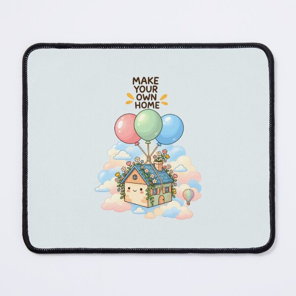 Item preview, Make Your Own Home | Cute Cottagecore House Inspirational Art designed and sold by MrDev.