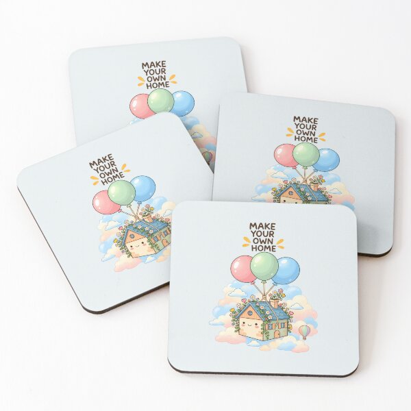 Item preview, Make Your Own Home | Cute Cottagecore House Inspirational Art designed and sold by MrDev.